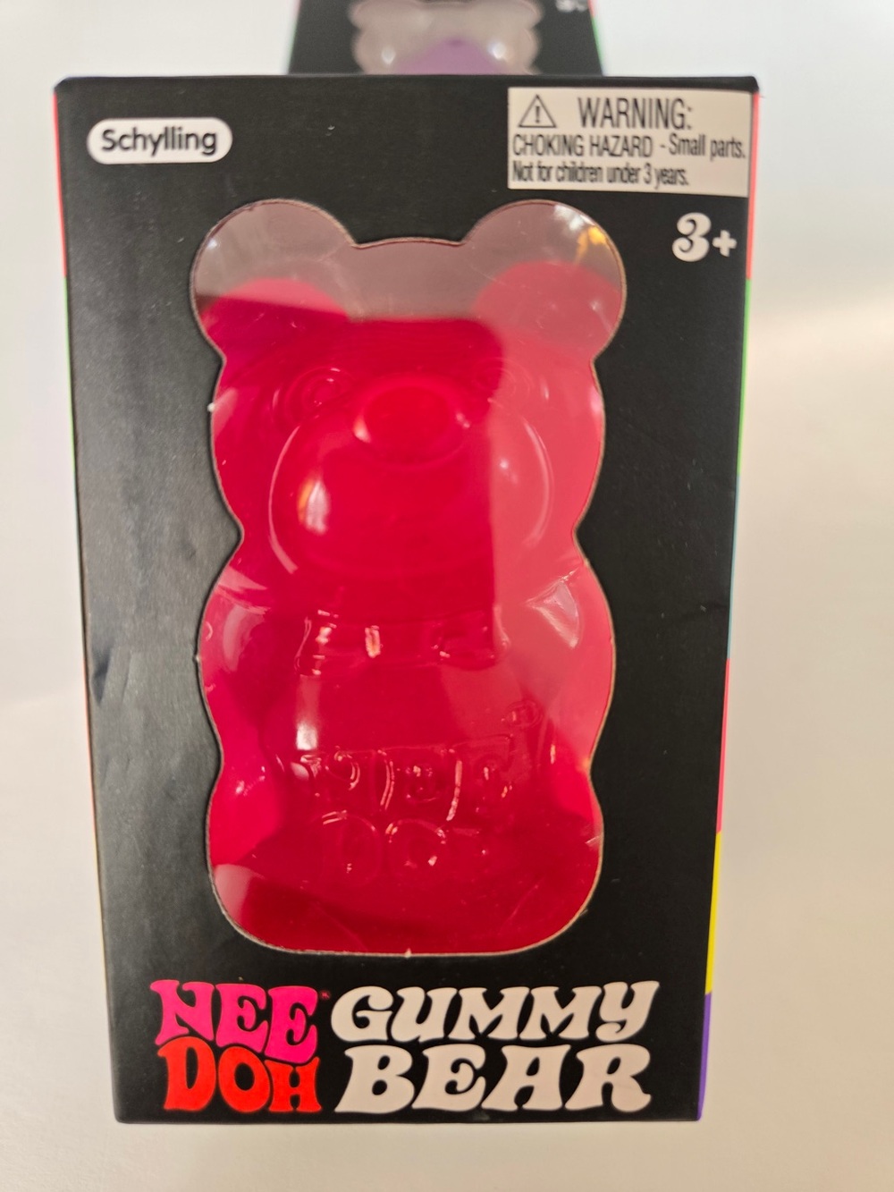 NeeDoh Gummy Bear Stress Toy - Pink
